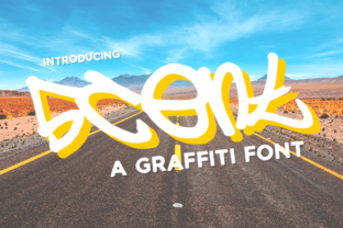 5cent Free Graffiti: A Bold Display Font for Digital Headlines