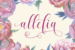 Alfia: A Elegant Script Font