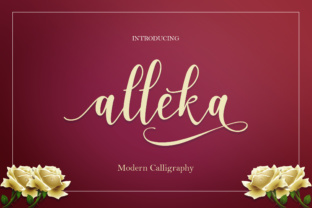 Alleka Script: A Elegant Handwritten Font