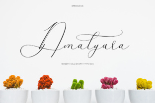 Amalyara: Elegant Script Font for Editorial Design