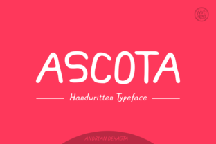 Ascota: A Lively Handmade Font