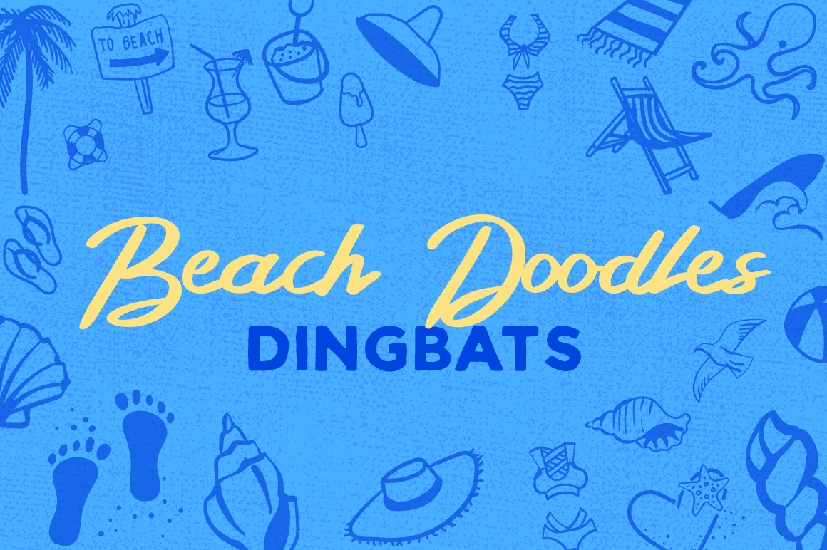 Beach Doodles Dingbat: A Fun Font for Business