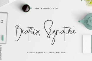Beatrix Signature: A Elegant Handwritten Font