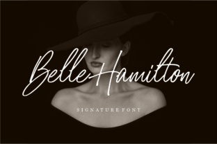 Belle Hamilton Font: Elegant Script for Makers