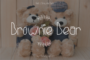Brownie Bear Font for Business Branding