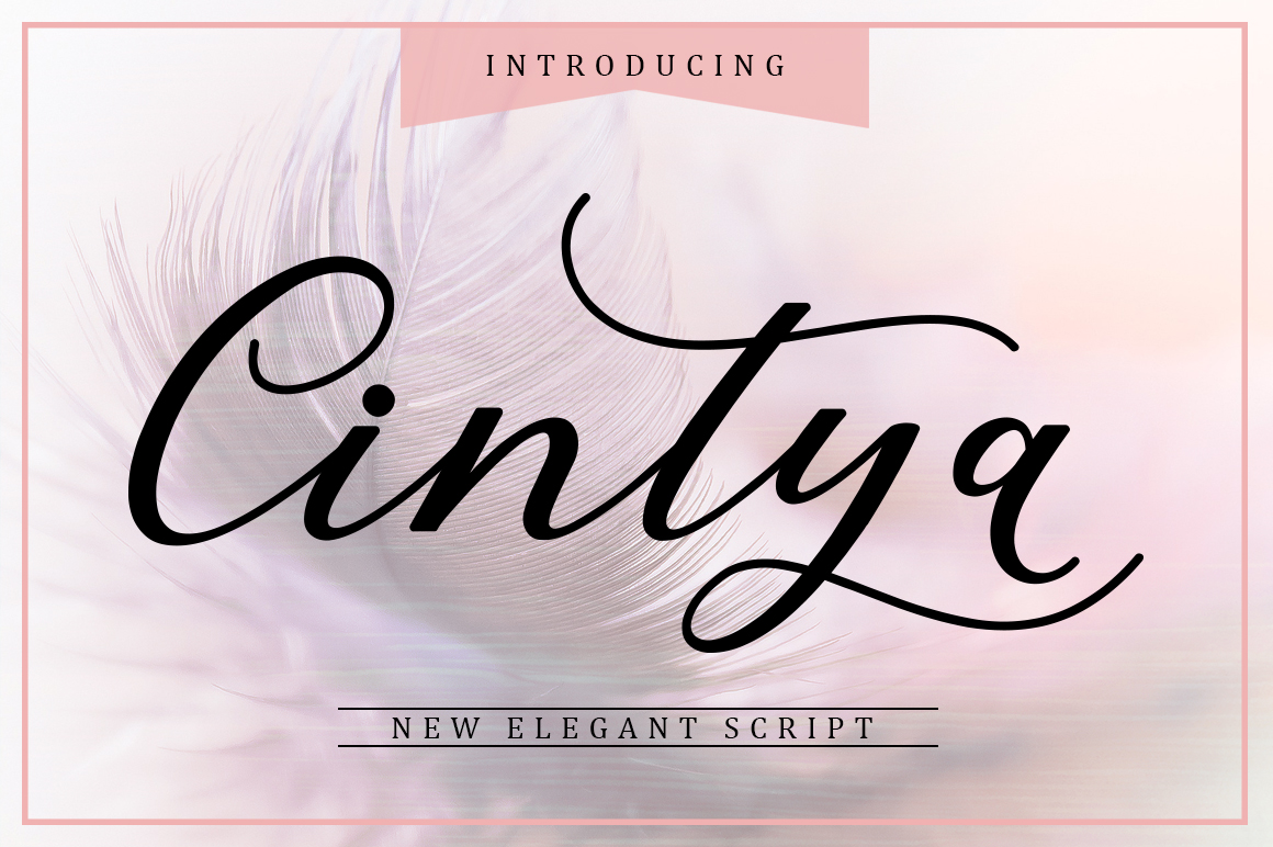Cintya: A Beautiful Font for Business