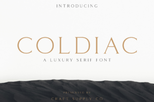 Coldiac: A Refined Serif Font for Digital Branding