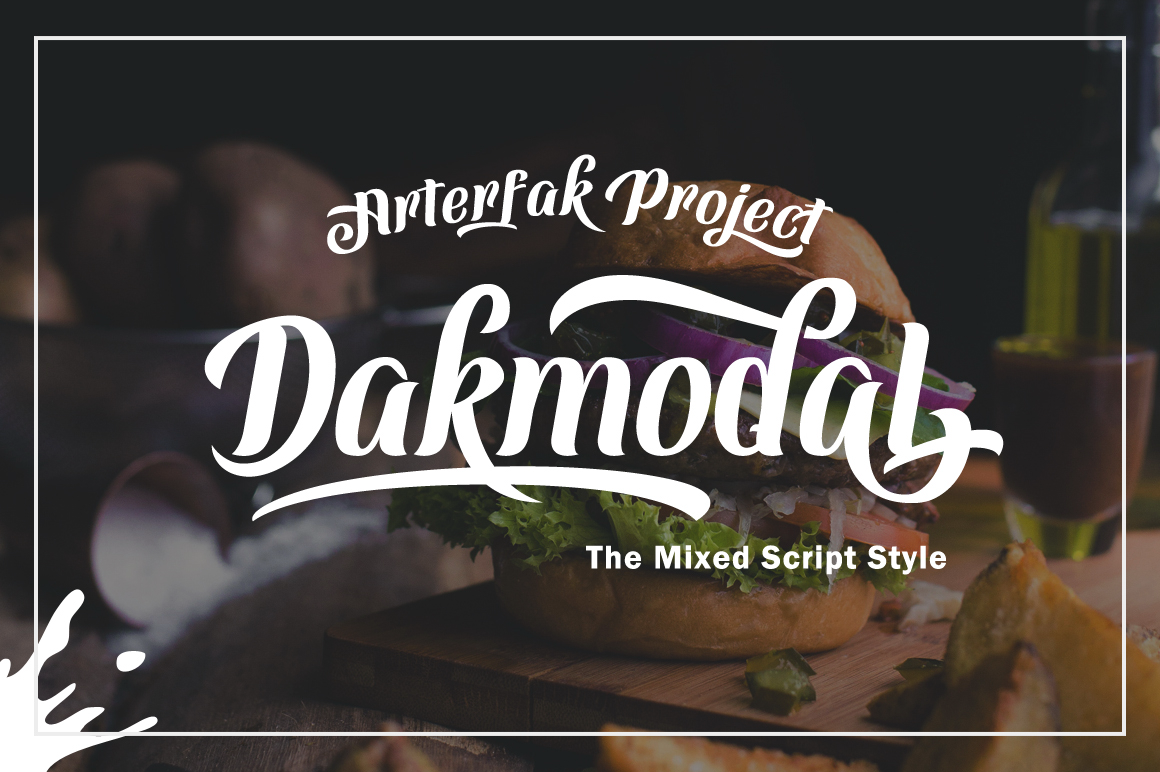 Dakmodal: A Brush Lettered Typeface for Creative Projects
