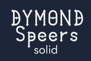 Dymond Speers Solid Font