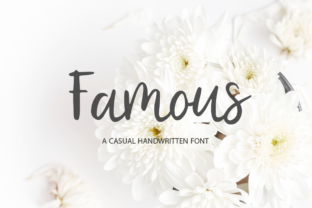 Famous Font: A Romantic Script for Branding