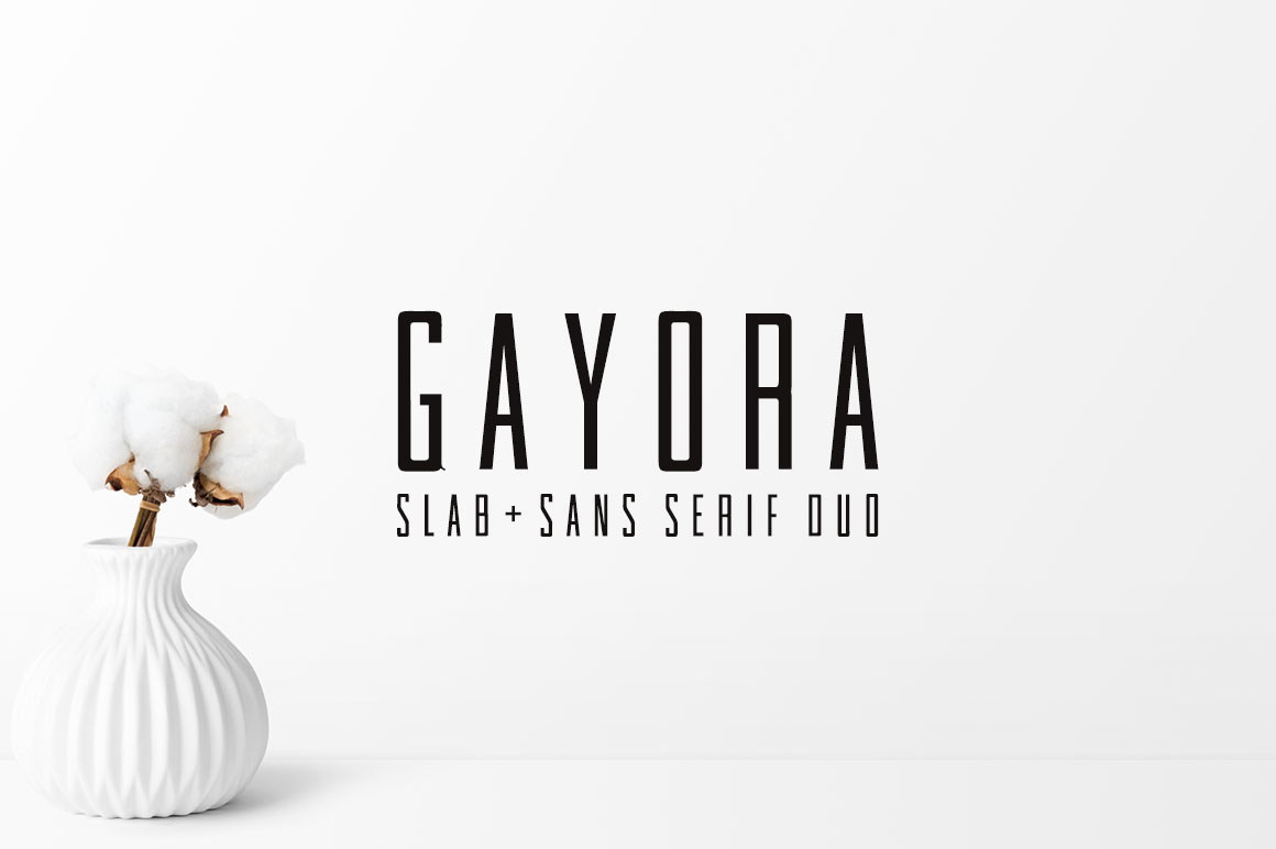 Gayora: A Stylish Font for Makers