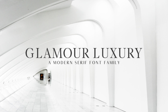 Glamour Luxury Family: A Serif Font That Elevates Real Brand Work
