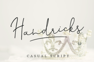 Handricks: A Casual Script Font for Creative Projects
