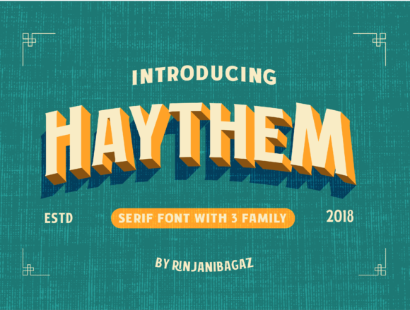 Haythem: A Serif Font That Anchors Editorial Mood