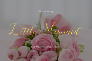 Little Mermaid Font: Elegant Script for Editorial Design