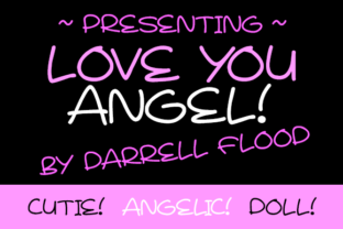 Love You Angel Font for Business Branding
