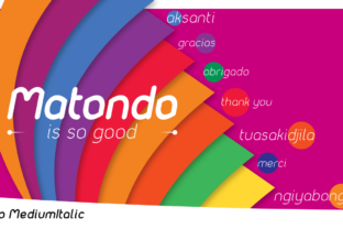 Matondo Medium Italic: A Stylish Font for Editorial Design