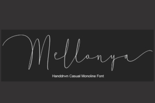 Mellonya: A Modern Calligraphy Font