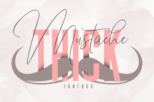 Mustache and Thick: A Warm, Human Typeface Duo for Digital Brands