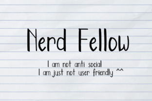 Nerd Fellow Font