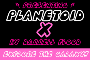 Planetoid X Font: Space-Themed Design