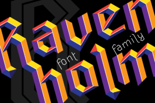 Ravenholm Family: A Modern Blackletter Font for Digital Branding