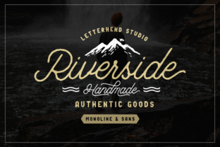 Riverside Duo: A Handmade Script Font for Real Craft Projects