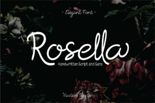 Rosella: A Handwritten Font for Elegant Design