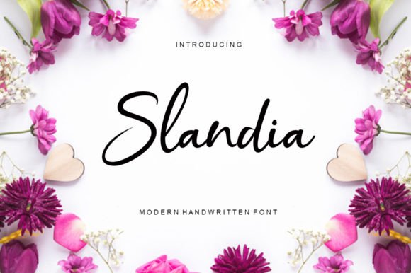 Slandia: A Handwritten Script Font That Makes Your Brand Feel Human