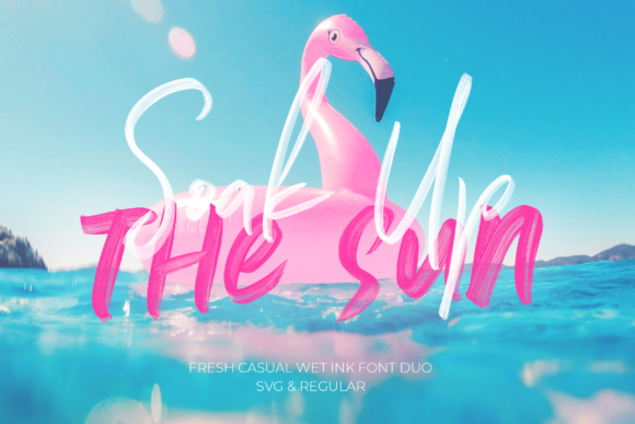 Soak Up the Sun Duo: A Handwritten Font That Sells Summer