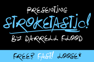 Stroketastic: A Fun Font for Editorial Design