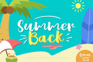 Summer Back: A Bold Script Typeface for Scroll-Stopping Campaigns