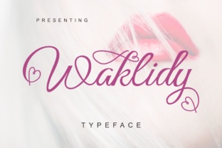 Waklidy: A Delicate Script Font for Romantic Brand Identities