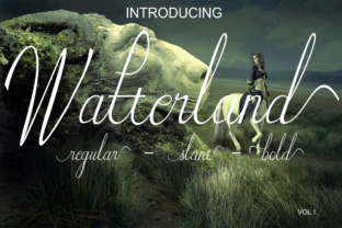 Watterland: A Handwritten Script Font