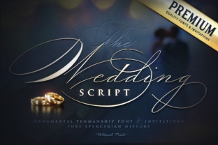 Wedding Script: An Elegant Display Font for Editorial Design