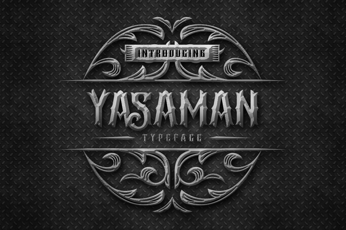 Yasaman: A Bold Blackletter Font